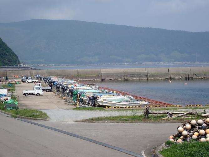 Motomuracho port. The ramps used by the smaller boats are also where I head to.