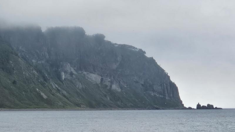 Start of the wilderness end of the Shiretoko peninsula (east side)