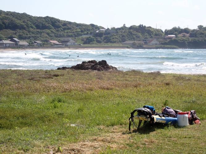 Tsuda Beach, excellent camp spot