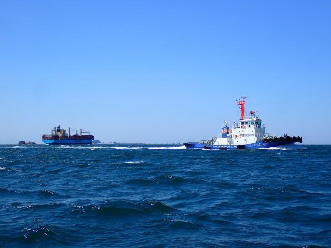 Busy between Honshu and Kyushu, but a perfect day for crossing