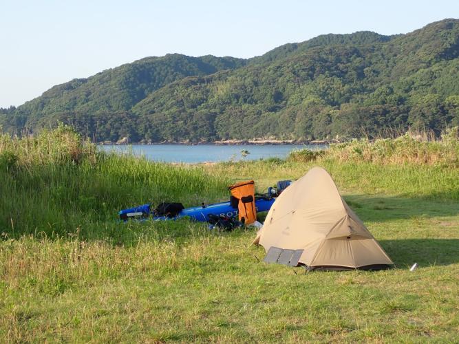 Beautiful camp location at Shimonokae