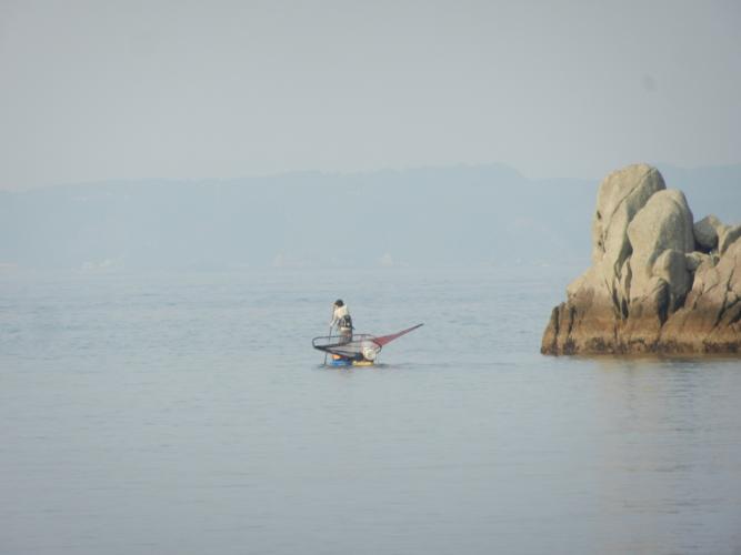 Paddling a few miles early, before paddling a few miles later