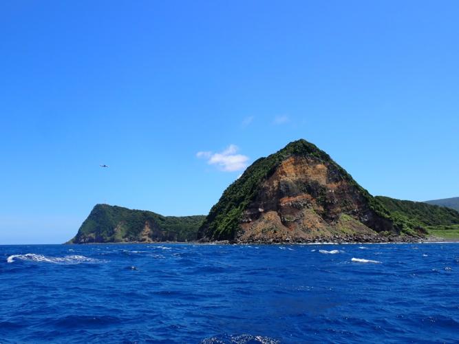 Oshima Island corner (with a small aeroplane coming in to land)