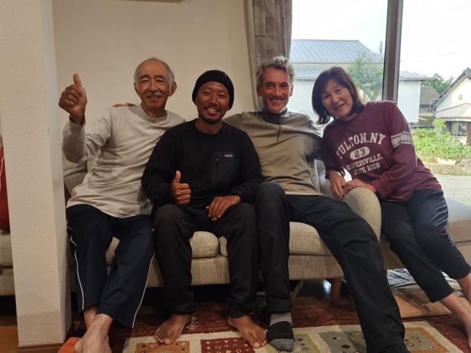 With Kawakita Ryusei and our hosts